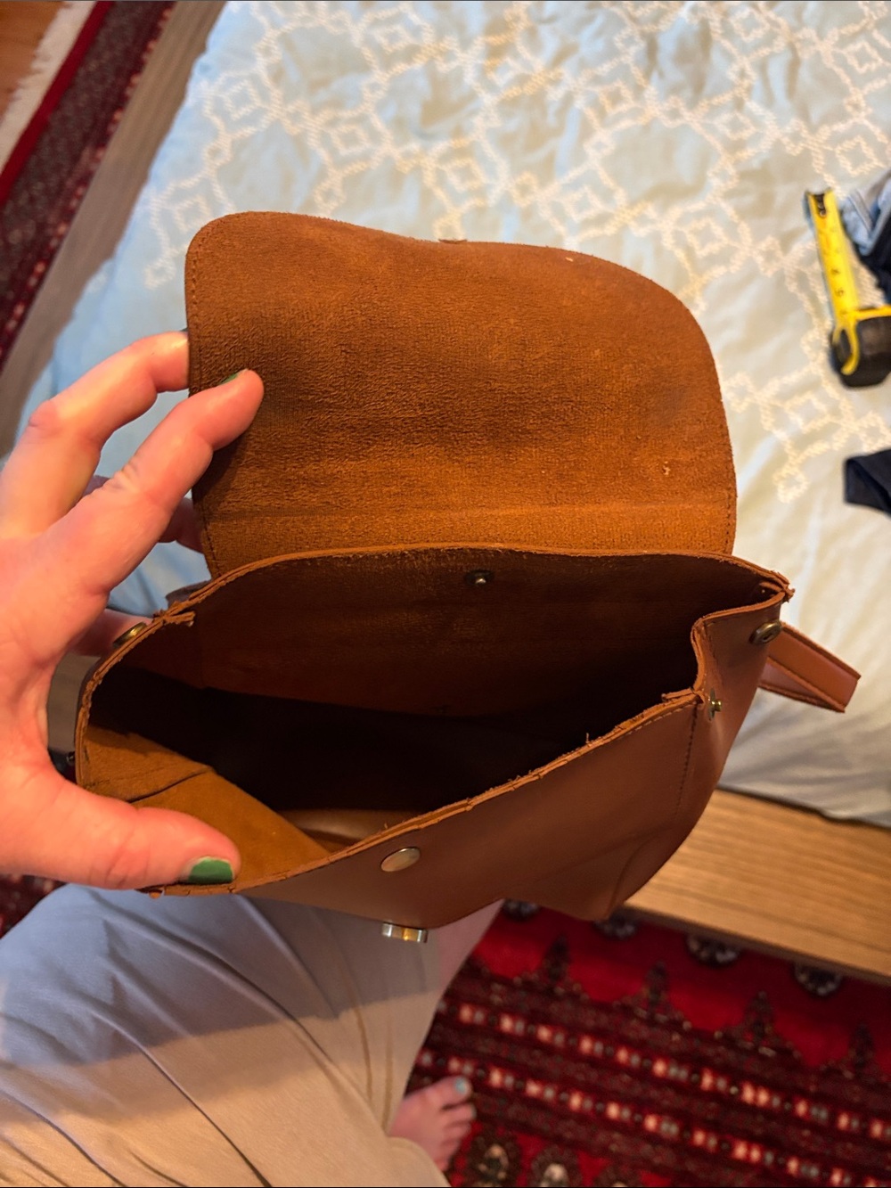 Faux leather mini backpack - Picture 4 of 8